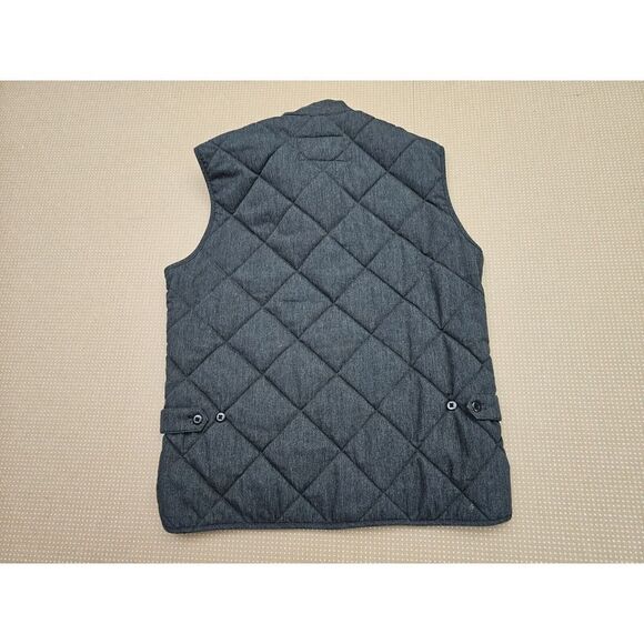 J Crew Sussex Quilted Zip Vest Primaloft Insulated Gray Medium - Picture 8 of 13